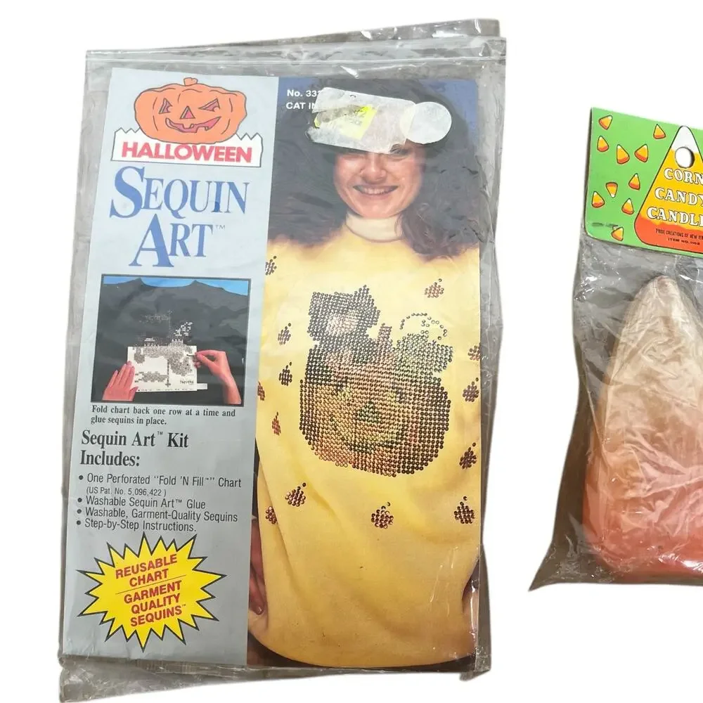 Halloween Vintage 3-CT New-Old-Stock Sealed Bundle Lot